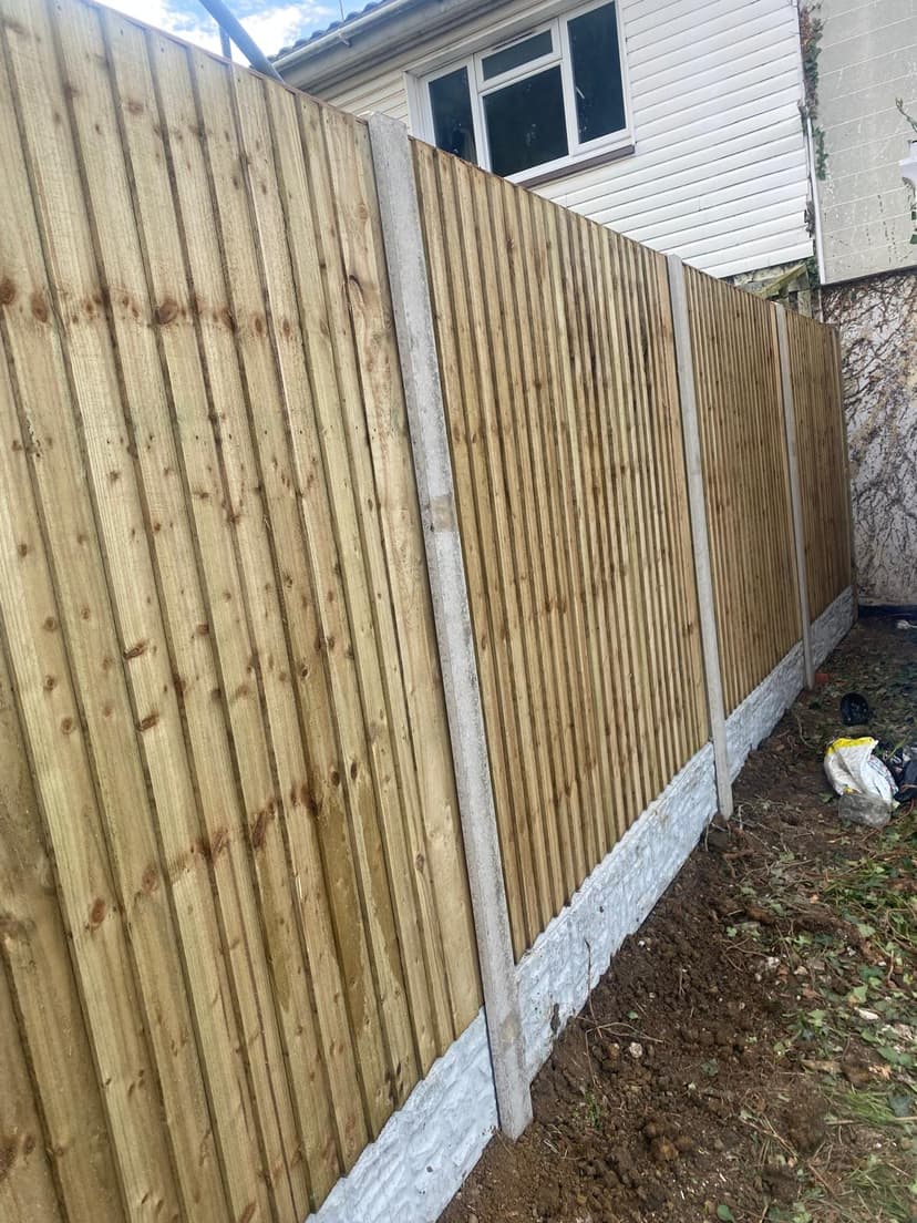 Residential Garden Fence
