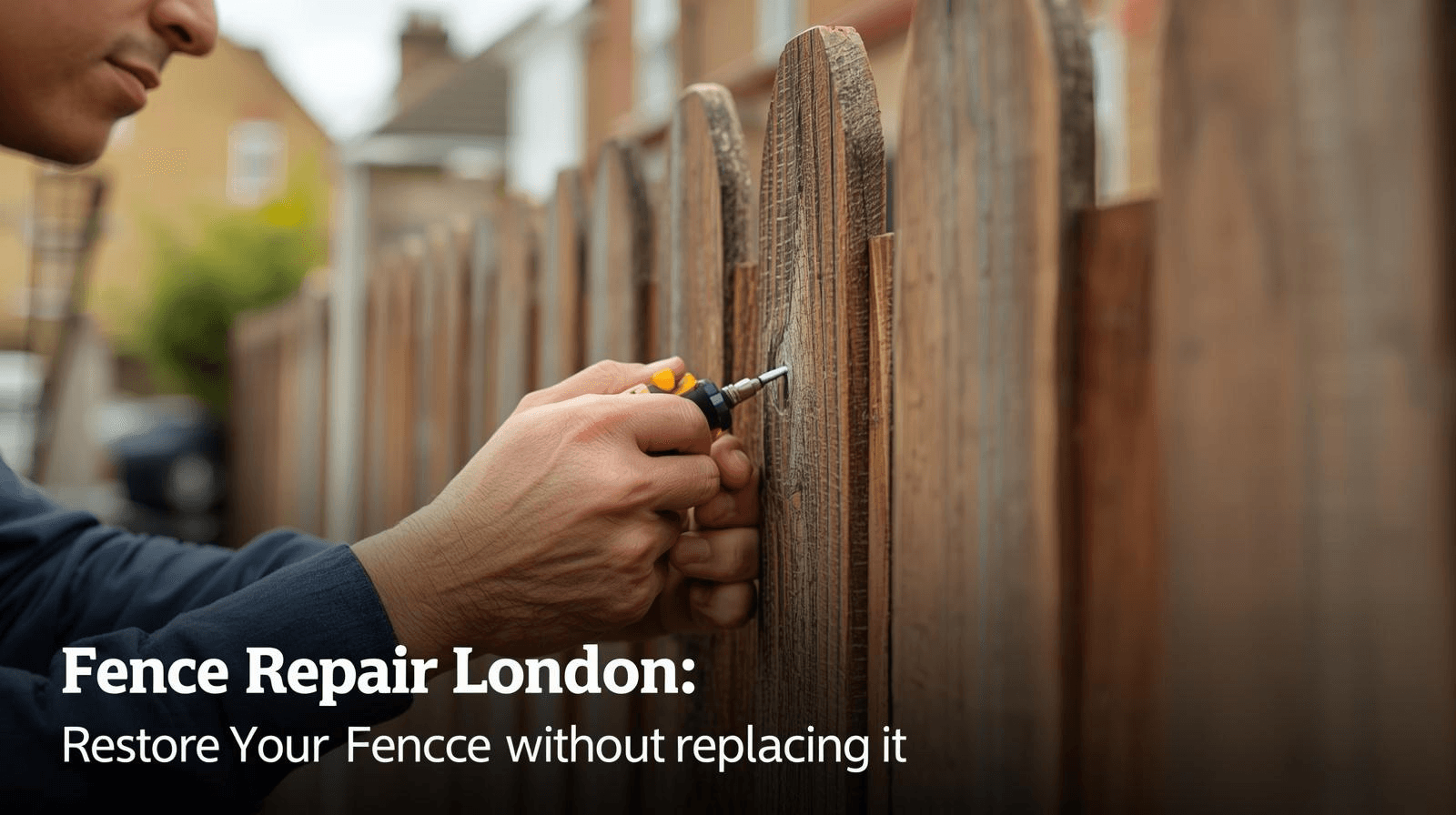 Fence Repair London: Restore Your Fence Without Replacing It