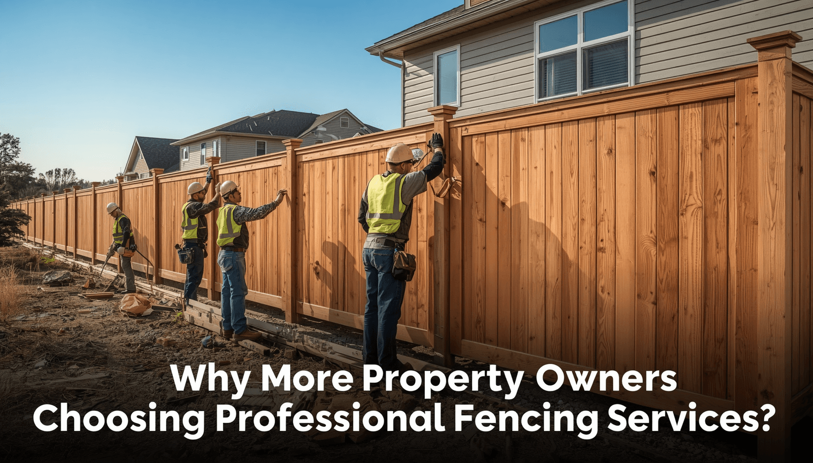 Why Are More Property Owners Choosing Professional Fencing Services?
